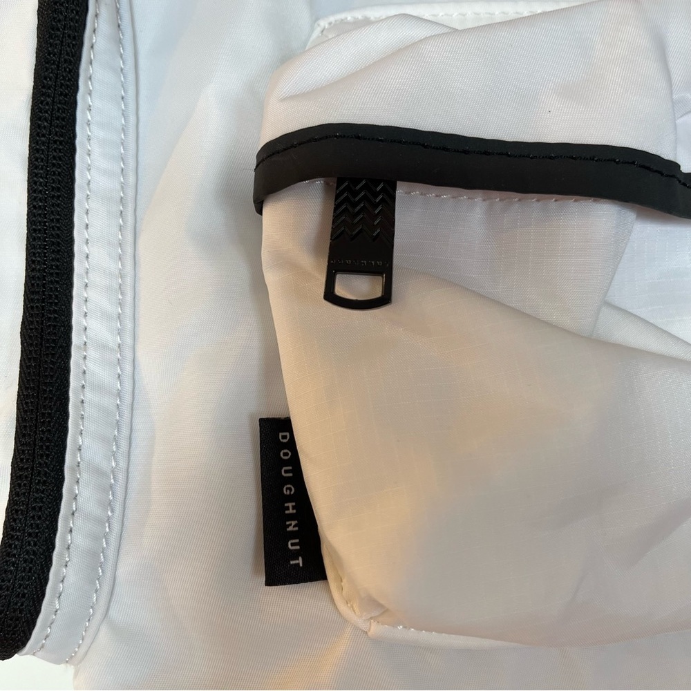 Doughnut Pyramid Tiny Game Player Series White Black Convertible Backpack Tote - Picture 2 of 8